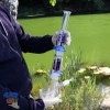 Разборной стеклянный модульный бонг 46см с глицериновым перколятором