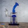 Стеклянный баблер для курения Medusa 18 см с восьми рукавным перколятором