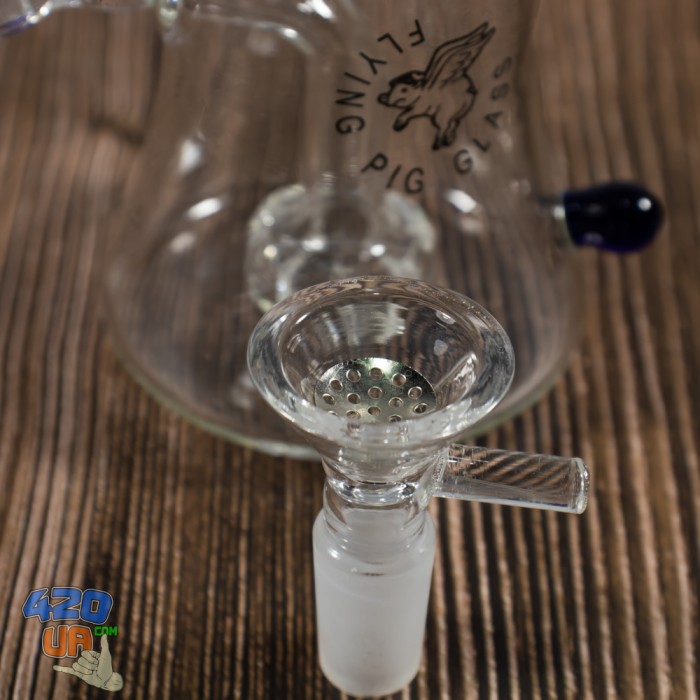 Скляний баблер для куріння Flying Pig 18 см