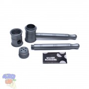 Алюминиевая трубка 420 Boss Pipe Silver для курения без сеток