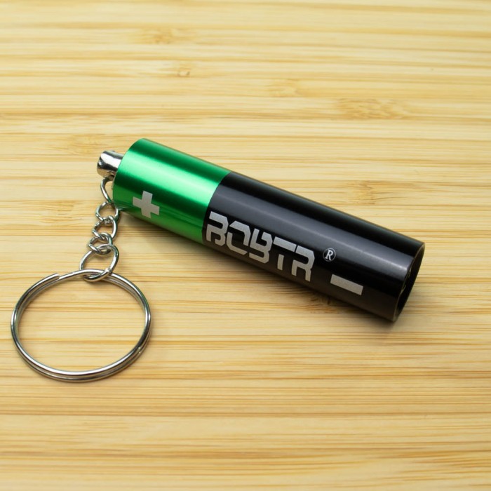 Курильна трубка Батарейка (Green) імітує брелок