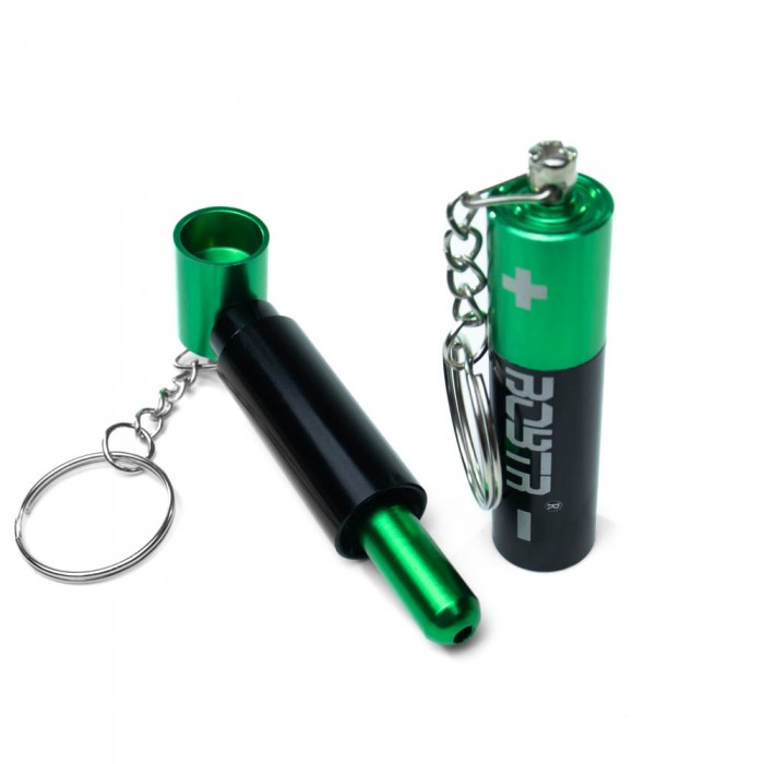 Курильна трубка Батарейка (Green) імітує брелок