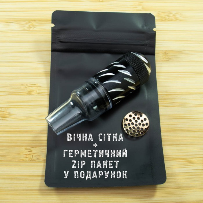 Портативна трубка для куріння Compact Black