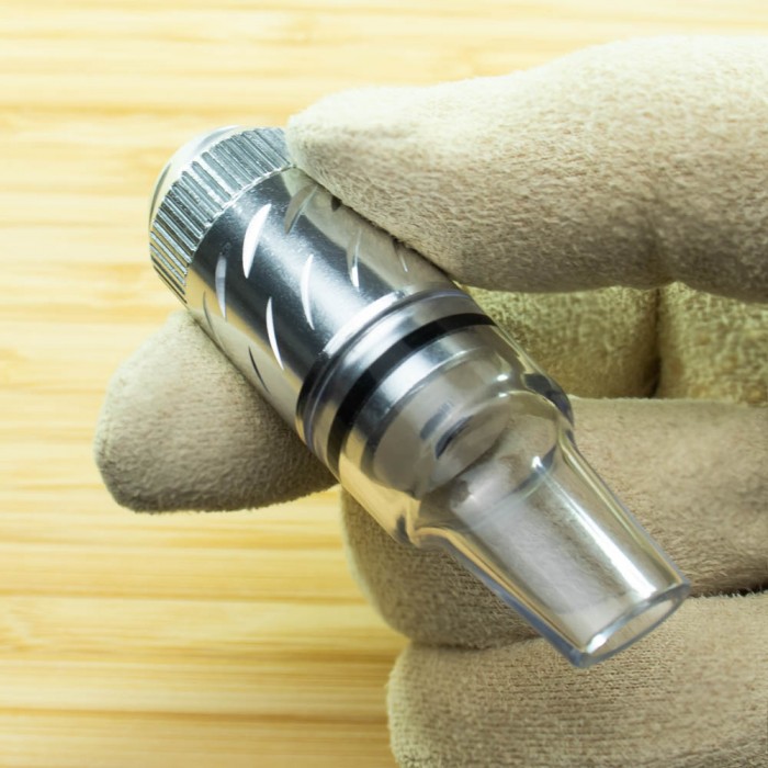 Компактна алюмінієва курильна трубка Compact Silver