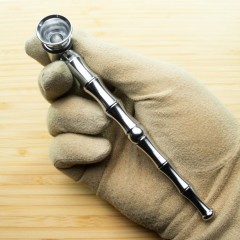 Duda - алюминиевая трубка для курения травки (Длина 13см) + 5 сеток