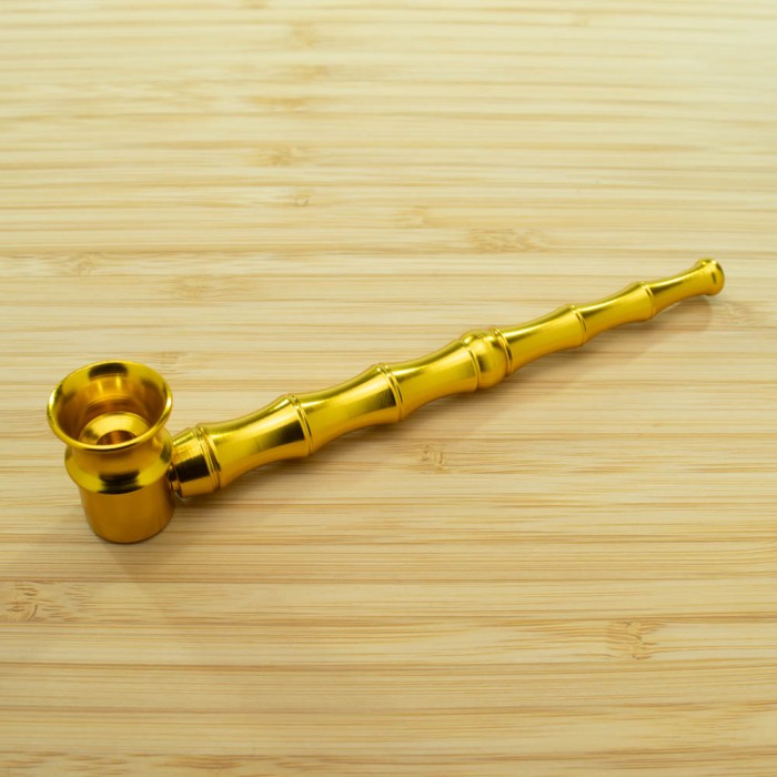 Курильна трубка Дуда Gold 13 см з алюмінію