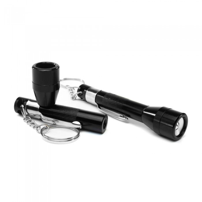  Стелс-трубка для куріння, замаскована під ліхтарик (чорна)