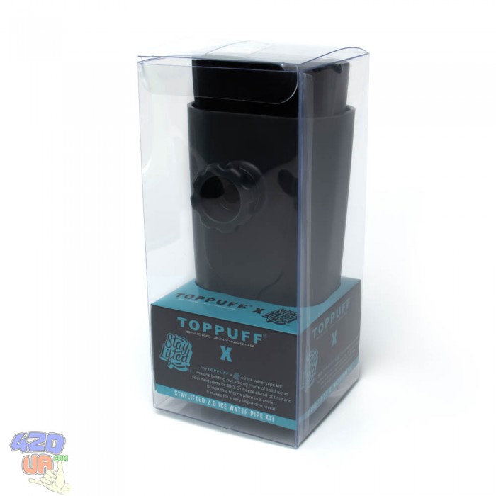 Форма для льоду Трубка для куріння Toppuff X Ice Black крижаний бонг
