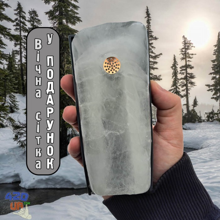 Форма для льоду Трубка для куріння Toppuff X Ice Black крижаний бонг