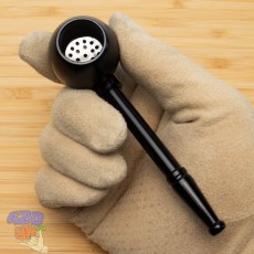 Козацька курильна трубка з великою чашею з товстого алюмінію