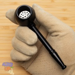 Козацька курильна трубка з великою чашею з товстого алюмінію