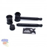 Курительная трубка 420 Boss Pipe Black разборная алюминиевая
