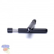 Курительная трубка с самоочисткой One Hitter Black пипетка с пружиной