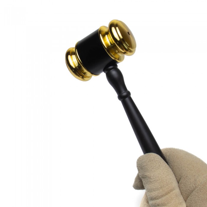 Молоток Судьи 3в1 Трубка для курения трав с гриндером и тайником