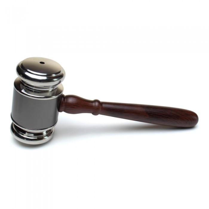 Молоток Судьи 3в1 Трубка для курения трав с гриндером и тайником