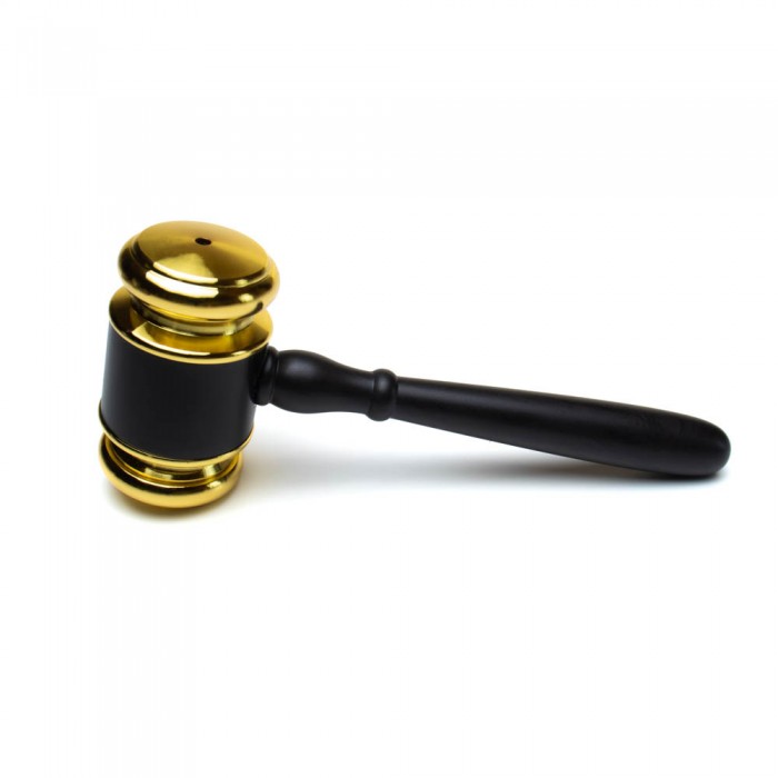 Молоток Судьи 3в1 Трубка для курения трав с гриндером и тайником