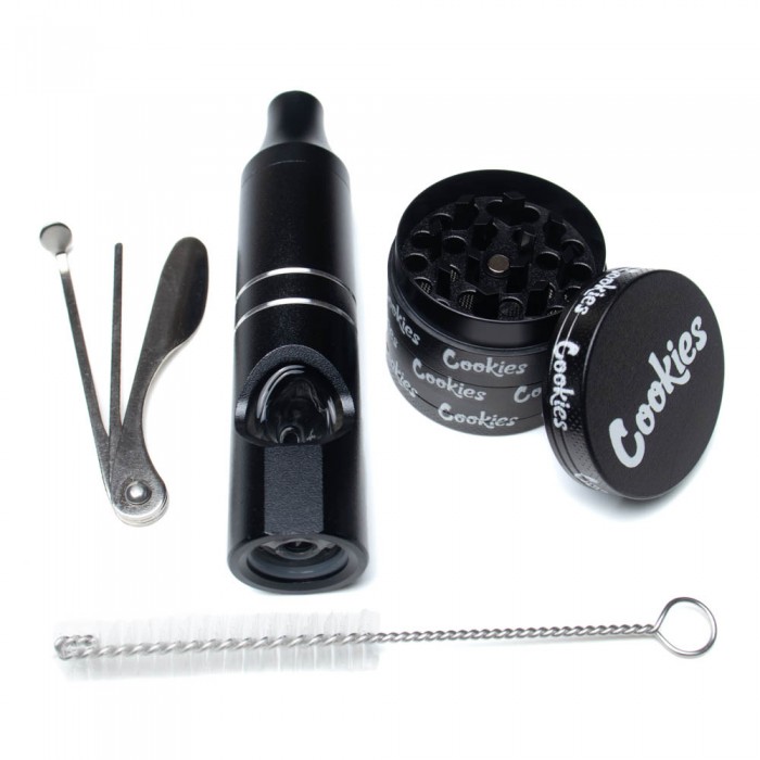 Набор Cookies для 420 курения: трубка + гриндер + аксессуары
