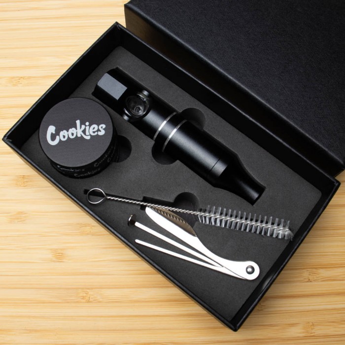 Набор Cookies для 420 курения: трубка + гриндер + аксессуары