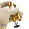 One Hitter Gold Трубка с сбросом пепла Пипетка из алюминия для 420 курения