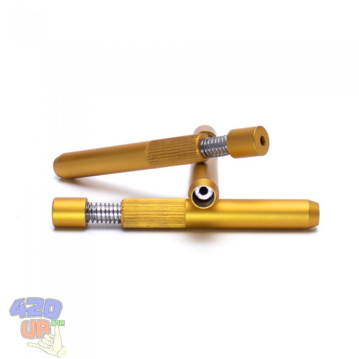 One Hitter Gold Трубка для куріння з скиданням попелу