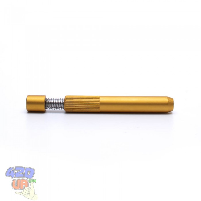 One Hitter Gold Трубка для куріння з скиданням попелу