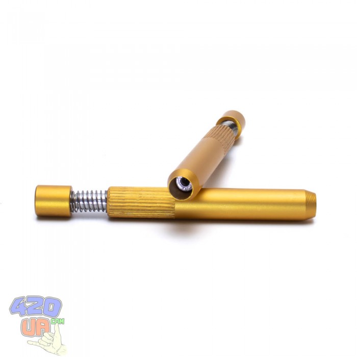One Hitter Gold Трубка для куріння з скиданням попелу