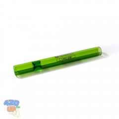 Стеклянная трубка Чиллум 11 см Зелёная Chillum для курения
