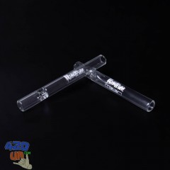 Стеклянная трубка чиллум HoneyPuff Прозрачная One hitter для курения