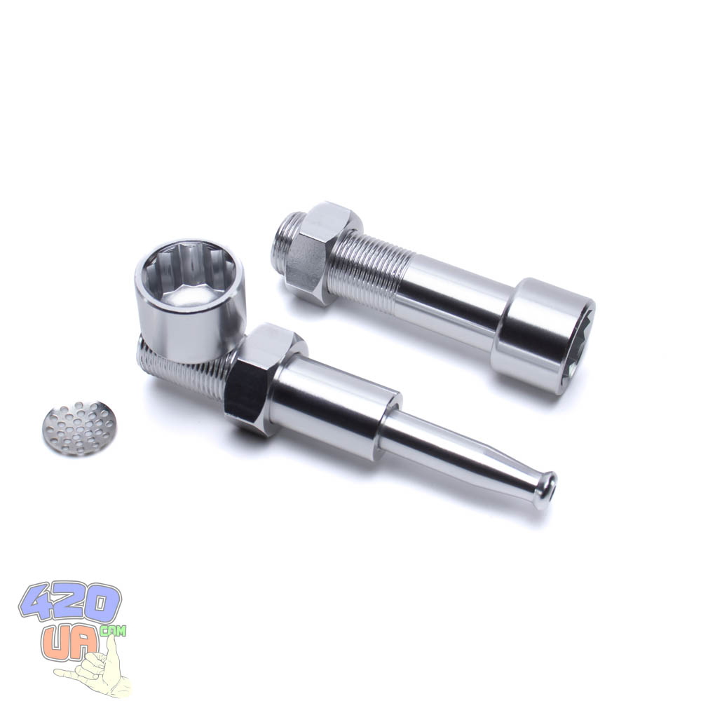 Стелс трубка для курения Bolt Silver