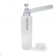 Top Puff 2 Білий тубус з вічною сіткою - водний бонг для куріння трав