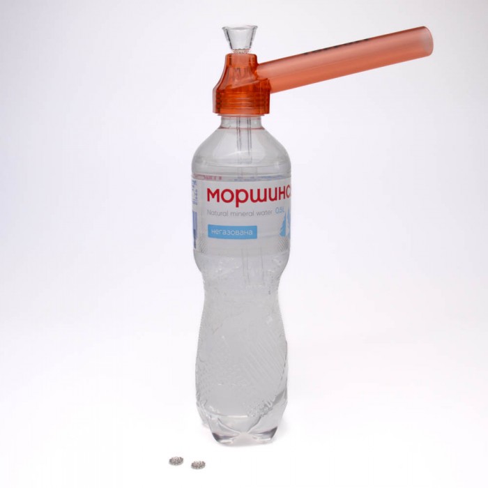 Top Puff — помаранчевий трубка бонг насадка на пляшку