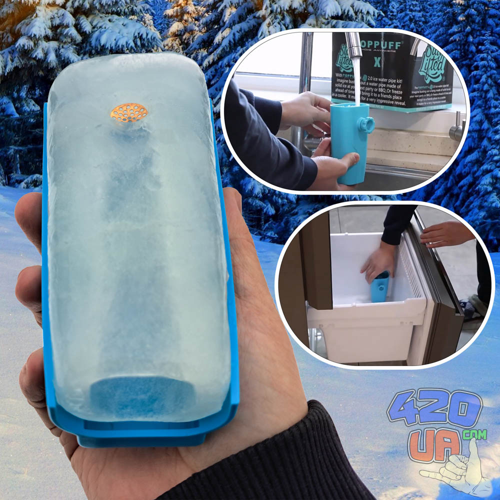 Toppuff X Ice Синий Набор для изготовления курительных трубок из льда