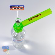 Трубка бонг насадка на бутылку Top Puff USA green для курения травы