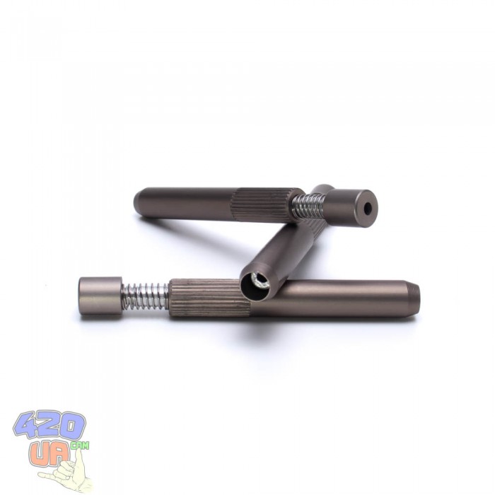 Трубка для куріння One Hitter Brown пружина Трубка для куріння One Hitter Brown пружина
