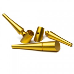 Трубка для курения трав Loft 420 Gold из толстого алюминия