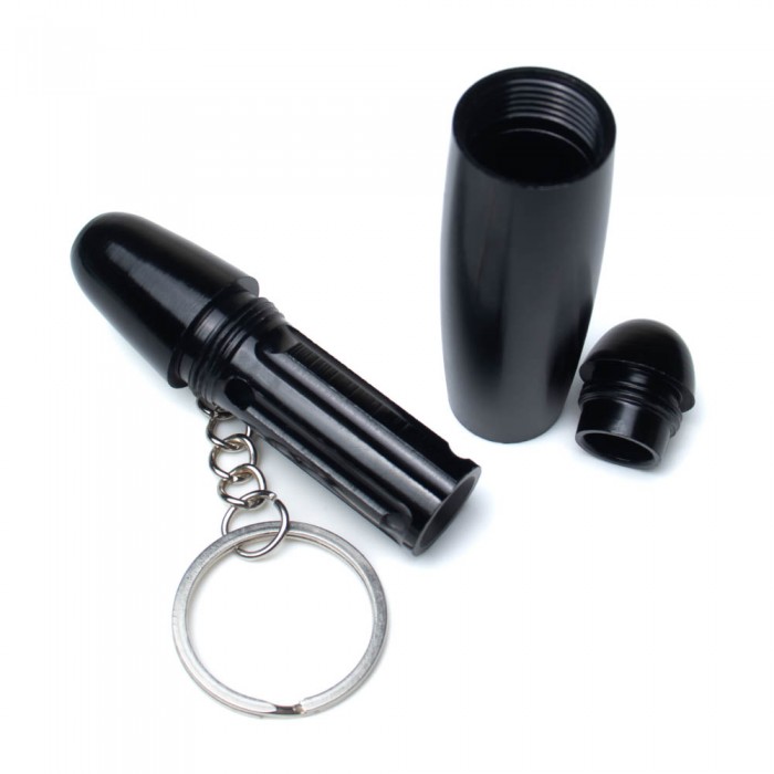 Трубка для трав с Лабиринтом - черный цвет