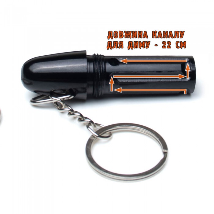 Трубка для трав с Лабиринтом - черный цвет