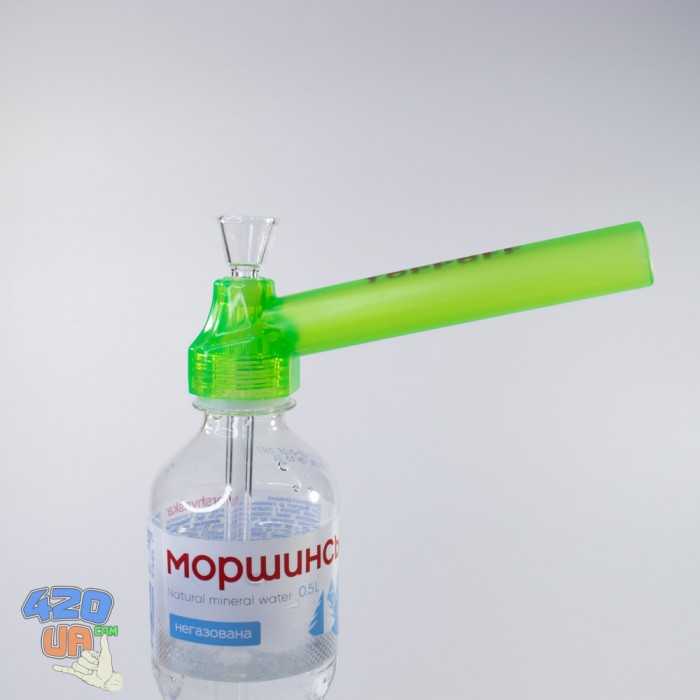 Туристичний бонг Top puff 2 Тубус Зелений