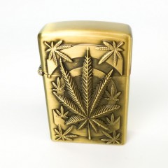 Металева Турбо Запальничка Weed Gold