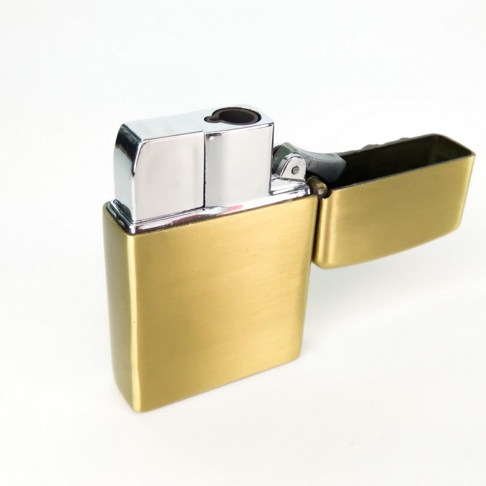 Металева Газова Турбо Запальничка Weed Gold