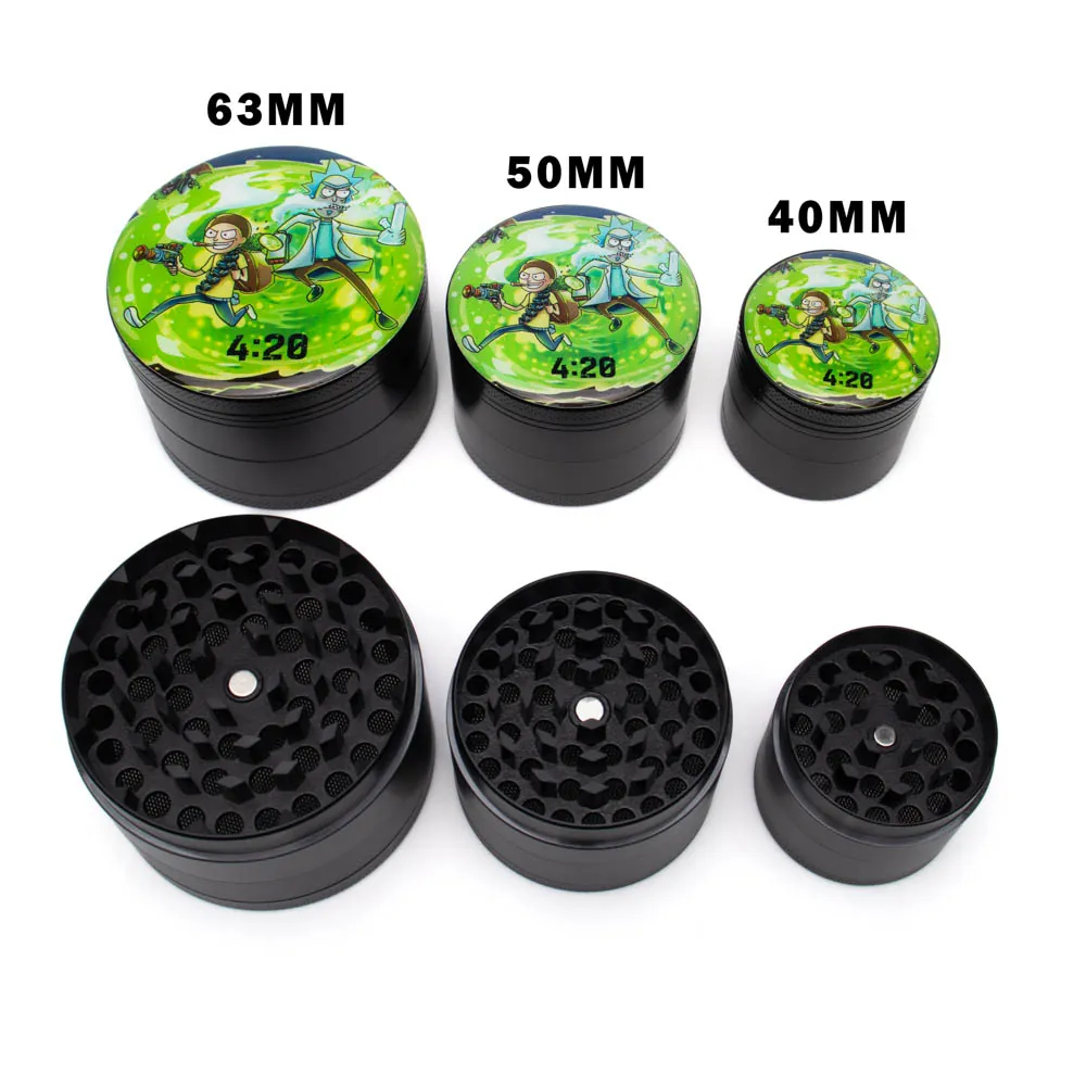 Четырёхсекционный гриндер для травы