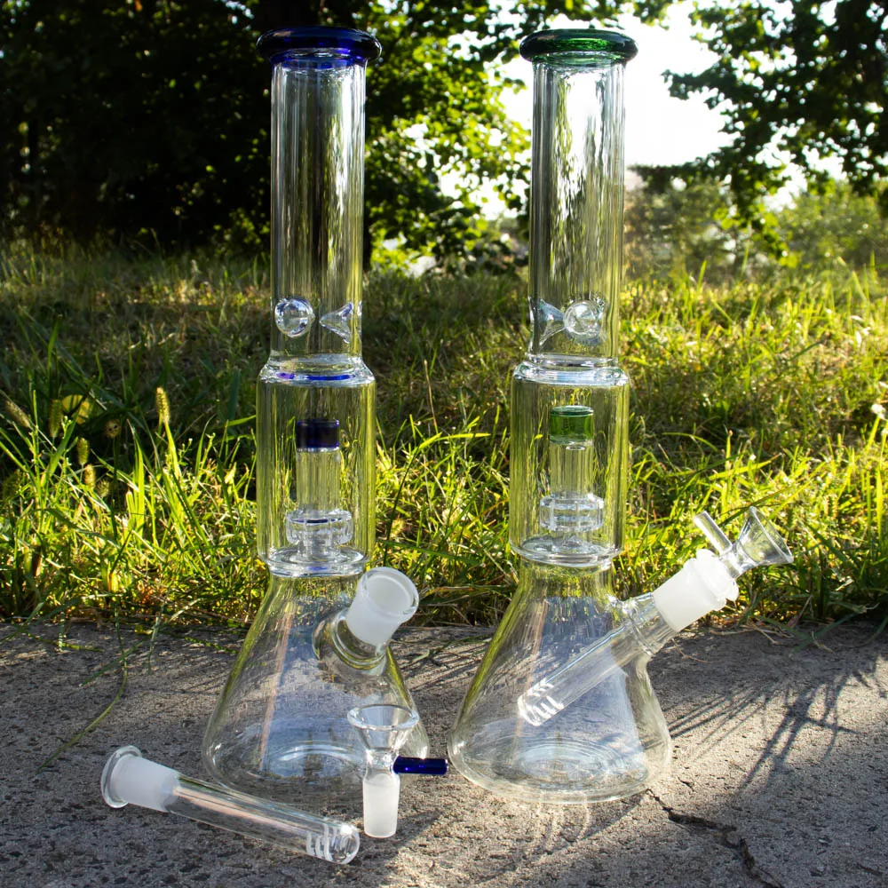 Бульбулятор для марихуани Beaker Dome Matrix 32 см Blue