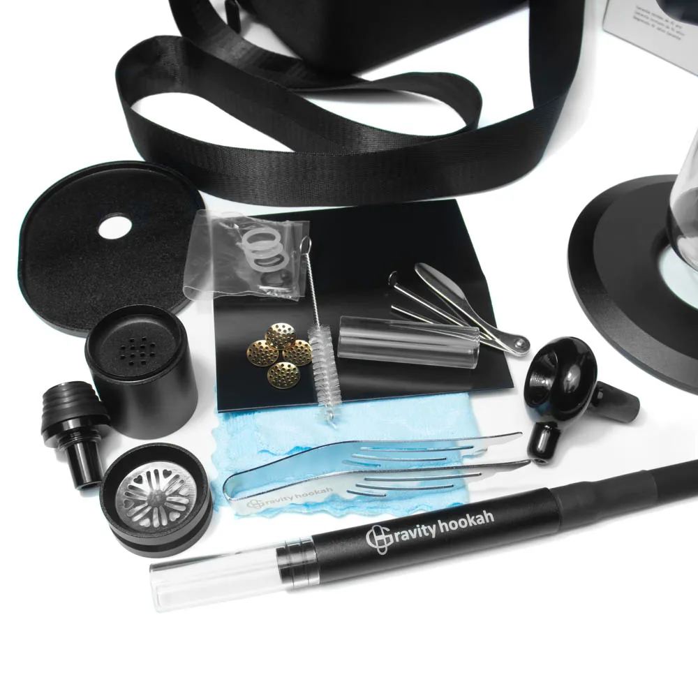 Бонг для куріння марихуани Gravity Hookah Kompact Чорний