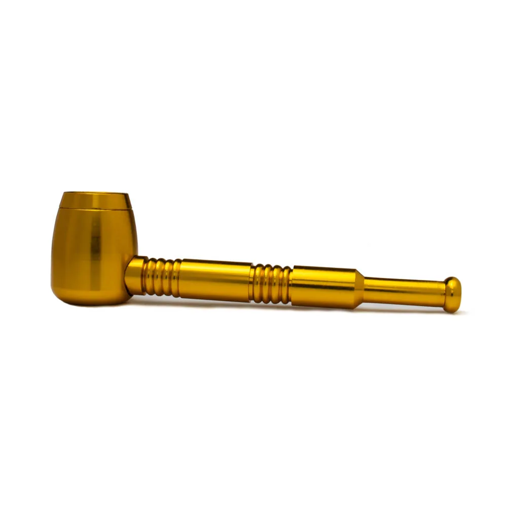 Золота трубка для куріння марихуани 420 Boss Pipe Gold