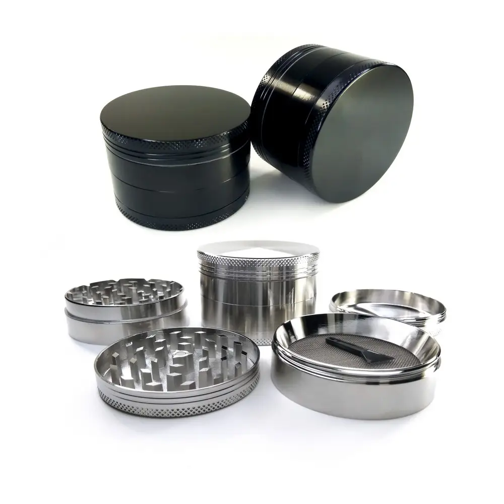 Гріндери для марихуани Classic Black і Silver 63